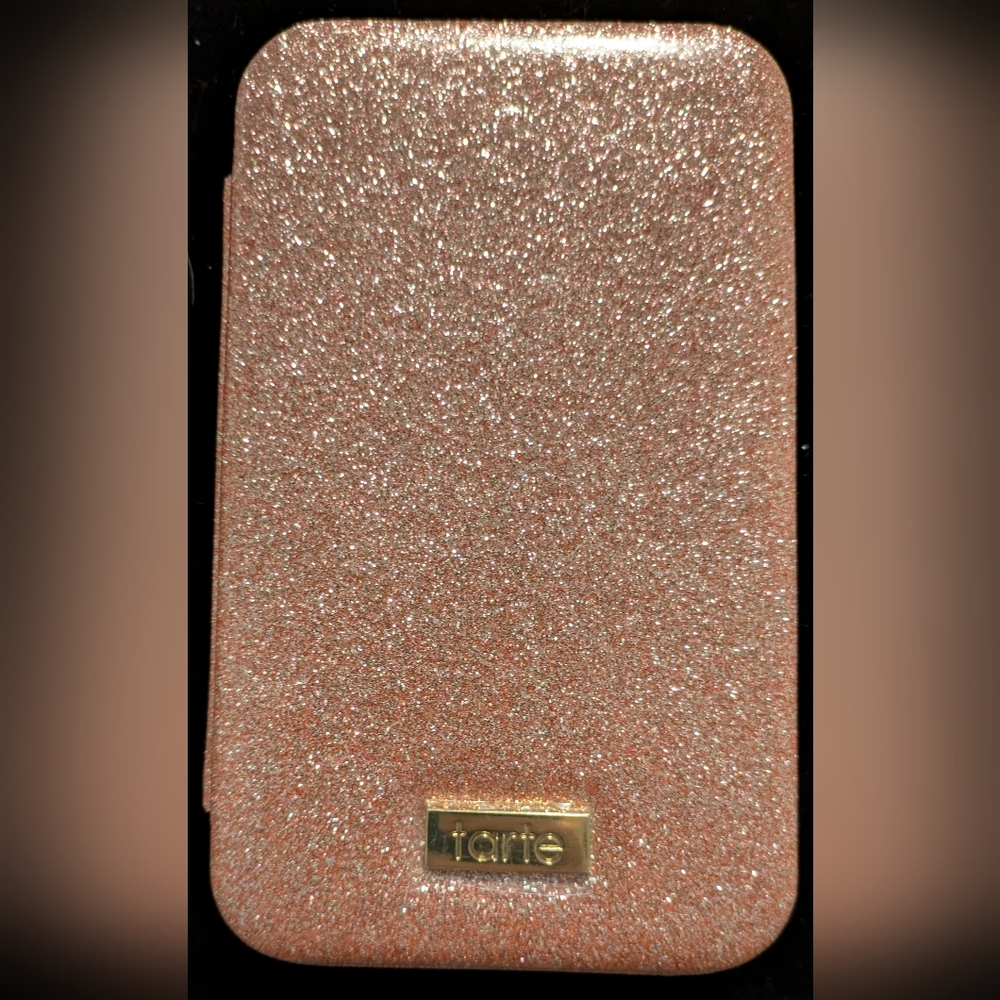 Tarte Glittery Rose Gold Clutch